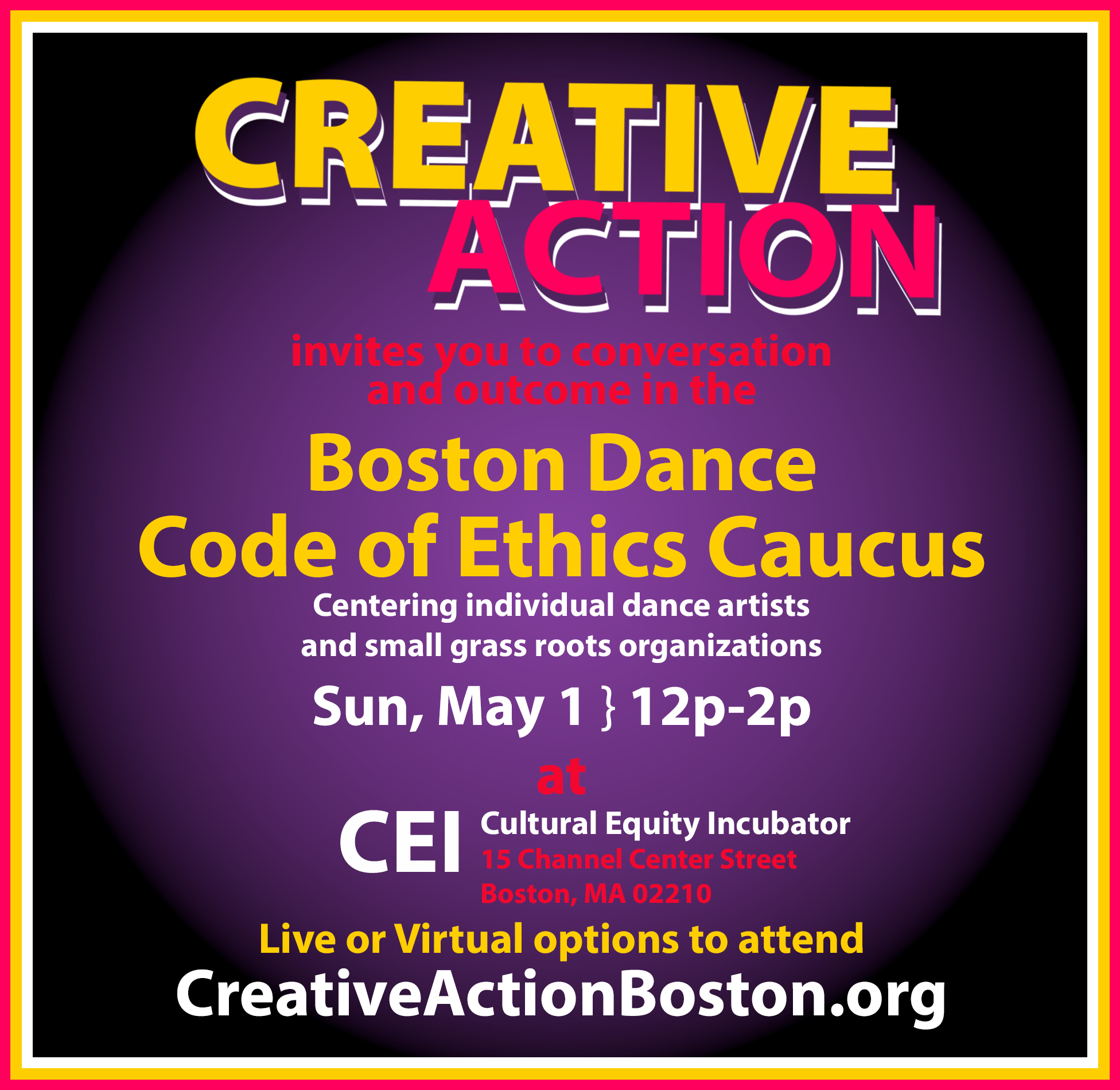 Boston Dance Code of Ethics Caucus